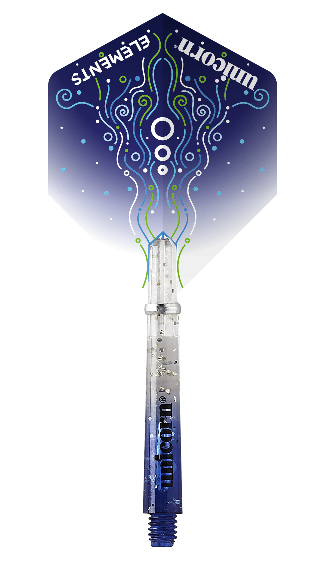 Unicorn Gripper 4 Elements Two-Tone Combo Shaft + Flight