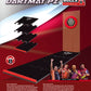 BULL'S Dart Mat, Puzzle Matte, Schaumstoff, inkl. Oche, 2,37 Meter